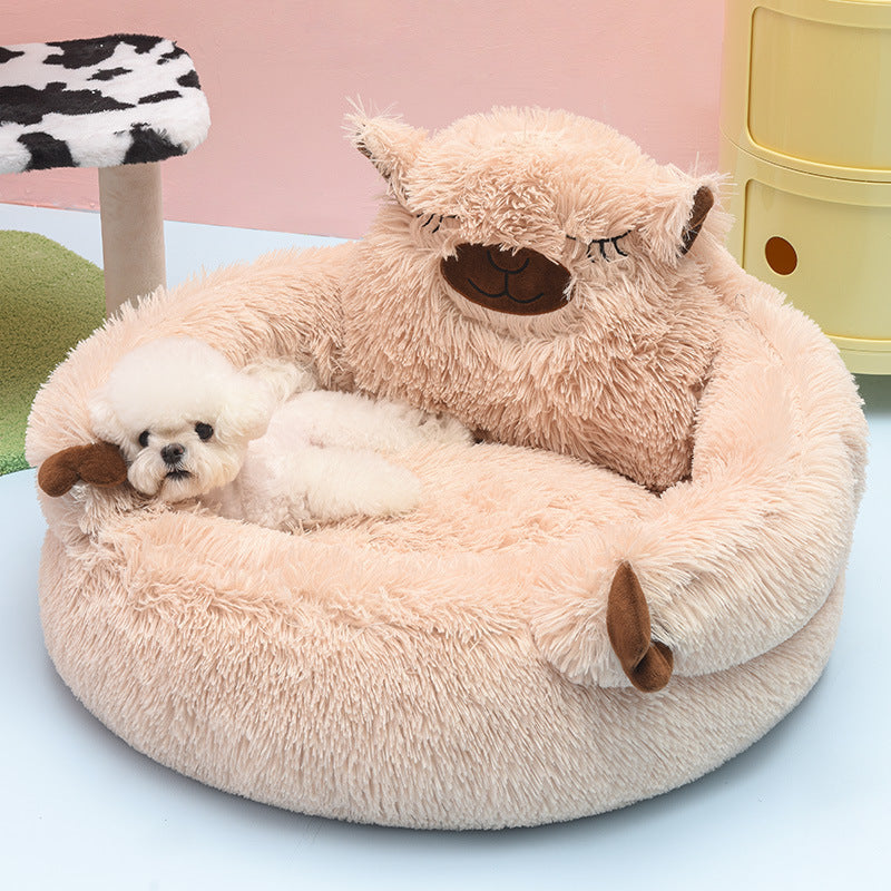 Snuggle Plush Extra Soft Pet Lounge